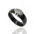 Foto de 22-120516N - *OFERTA* SORTIJA PLATA CERÁMICA CIRCONITA 8MM 
