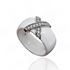 Foto de 22-120517B - *OFERTA* SORTIJA PLATA CERÁMICA CIRCONITA 9MM