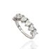Foto de 25-0051S - SORTIJA PLATA CORAZONES CIRCONITA 5MM