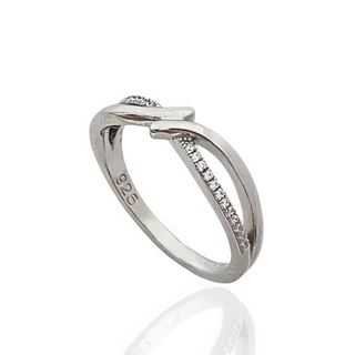 Foto de 25-0410S - SORTIJA PLATA CIRCONITA 4MM