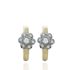 Foto de 13-6944P - PENDIENTES BICOLOR CIRCONITA 13MM CATALÁN 18K