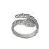 Foto de 25-5169S - SORTIJA PLATA SERPIENTE CIRCONITA 11MM