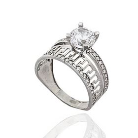 Foto de 44-AG00535 - *OFERTA* SORTIJA PLATA CIRCONITA 10MM