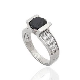 Foto de 22-90476N - *OFERTA* SORTIJA PLATA CIRCONITA B-N 7MM