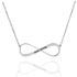 Foto de 18-AG420005 - GARGANTILLA PLATA INFINITO NOMBRE 40MM 40CM (ALARGADOR 4CM)