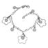 Foto de 20-5 - PULSERA PLATA FLORES 6-15MM 17CM