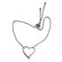 Foto de 20-261 - PULSERA PLATA CORAZÓN 16MM BOLAS 2MM