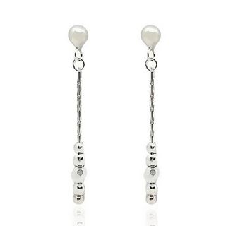 Foto de 20-009 - PENDIENTES PLATA LAPIDADOS 36MM