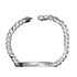 Foto de 20-GB150 - PULSERA PLATA PLACA BARBADA 5MM 19.5CM (PLACA 5.5X40MM)