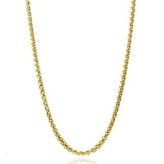 Foto de 20-SGD45X50 - CADENA PLATA ESPIGA DORADA 2MMX50CM