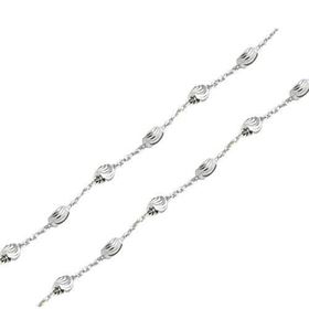 Foto de 20-R35X40 - CADENA PLATA PEPITAS LAPIDADAS 3MMX40CM