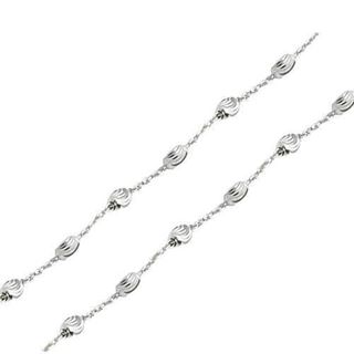 Foto de 20-R35X40 - CADENA PLATA PEPITAS LAPIDADAS 3MMX40CM