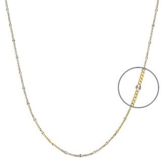 Foto de 04-5716-50 - CADENA COMBINADA 50CM (1,87gr) 18K