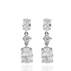 Foto de 25-0121 - PENDIENTES PLATA CIRCONITA 21MM