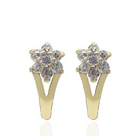 Foto de 13-3833P - PENDIENTES ROSETÓN 13MM CATALÁN 18K