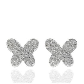 Foto de 25-1246 - PENDIENTES PLATA MARIPOSA CIRCONITA 9MM
