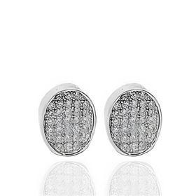 Foto de 25-0190P - PENDIENTES PLATA CIRCONITA 9MM