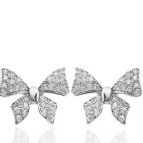 Foto de 25-5208 - PENDIENTES PLATA LAZO CIRCONITA 10MM