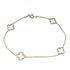 Foto de 10-611-062 - PULSERA FLORES CALADAS 10MM 19.5CM (2,32gr) 18K