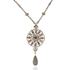 Foto de 32-0533G - *OFERTA* GARGANTILLA PLATA PIEDRAS COLOR 10CM 45CM
