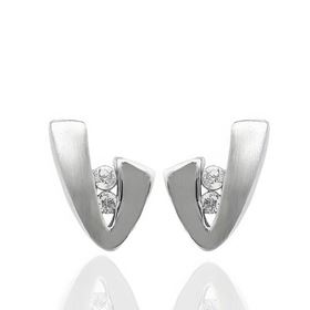 Foto de 38-012 - *OFERTA* PENDIENTES PLATA CIRCONITA 14MM