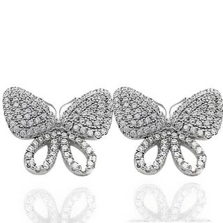 Foto de 25-0485 - PENDIENTES PLATA MARIPOSA CIRCONITA 14MM