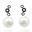 Foto de 22-110626 - *OFERTA* PENDIENTES PLATA CIRCONITA B-N PERLA 27MM