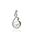 Foto de 43-3458 - *OFERTA* COLGANTE PLATA PERLA CIRCONITA 23MM