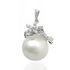 Foto de 22-110072 - *OFERTA* COLGANTE PLATA PERLA CIRCONITA 14MM