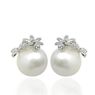 Foto de 22-110045 - *OFERTA* PENDIENTES PLATA PERLA CIRCONITA 14MM