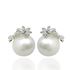 Foto de 22-110045 - *OFERTA* PENDIENTES PLATA PERLA CIRCONITA 14MM