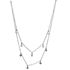 Foto de 25-0062 - GARGANTILLA PLATADOS CADENAS CIRCONITA 45CM (ALARGADOR 5CM)
