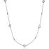 Foto de 25-0068-1G - GARGANTILLA PLATA CORAZONES 7MM - CIRCONITA 3MM 42CM (ALARGADOR 3CM)