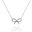 Foto de 25-0075G - GARGANTILLA PLATA LAZO CIRCONITA 13MM 40CM (ALARGADOR 5CM)