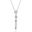 Foto de 25-0462G - GARGANTILLA PLATA CIRCONITA 43MM 42CM (ALARGADOR 3CM)