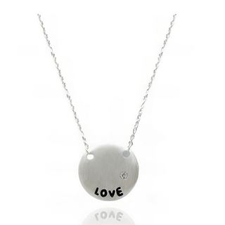 Foto de 25-100011G - GARGANTILLA PLATA 'LOVE' 15MM 