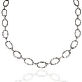 Foto de 25-2101G - GARGANTILLA PLATA CIRCONITA 9MM 42CM