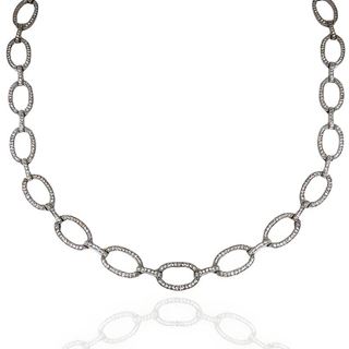 Foto de 25-2101G - GARGANTILLA PLATA CIRCONITA 9MM 42CM