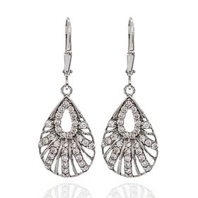 Foto de 38-006 - *OFERTA* PENDIENTES PLATA CIRCONITA 38MM
