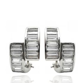 Foto de 44-1945BP - PENDIENTES CIRCONITA 18MM OMEGA O.B. 18K