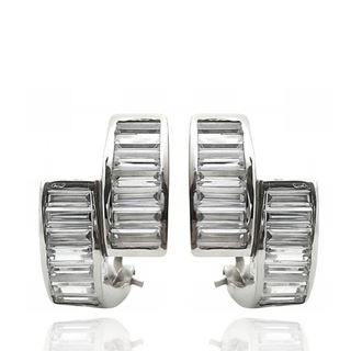 Foto de 44-1945BP - PENDIENTES CIRCONITA 18MM OMEGA O.B. 18K