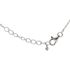 Foto de 25-5284G - GARGANTILLA PLATA ESTRELLA CIRCONITA 13MM 42CM (ALARGADOR 3CM)