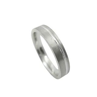 Foto de 10-939-053 - ALIANZA PLATA MATE FILO BRILLO 4MM