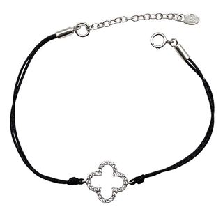 Foto de 25-0033 - *OFERTA* PULSERA PLATA TRÉBOL 19MM 17CM (ALARGADOR 3.5CM) 