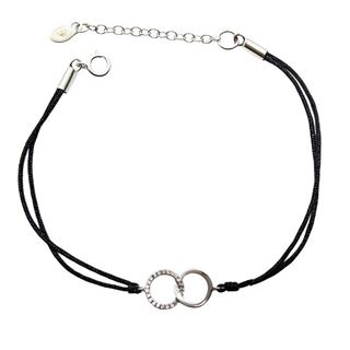 Foto de 25-0719 - *OFERTA* PULSERA PLATA CÍRCULOS 10MM 17CM (ALARGADOR 3.5CM)