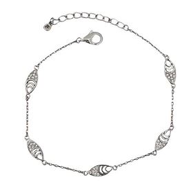 Foto de 25-86 - PULSERA PLATA 4X10MM 17CM (ALARGADOR 3CM)