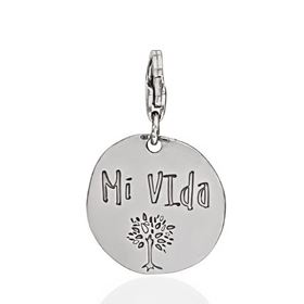 Foto de 35-794043 - COLGANTE PLATA "MI VIDA" 17MM