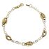 Foto de 04-563 - PULSERA COMBINADA LAPIDADA 20CM (3,10gr) 18K
