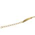 Foto de 9K88-001 - PULSERA BEBÉ PLACA BILBAO 2.6MM 12.5CM (PLACA 4X20MM) 9K**