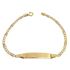 Foto de 9K88-1605C - PULSERA BEBÉ CIRCONITA 2.5MM 12.5CM (PLACA 4.5X20MM) 9K**